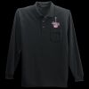 Long Sleeve Silk Touch Polo with Pocket Thumbnail