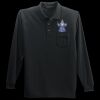 Long Sleeve Silk Touch Polo with Pocket Thumbnail