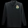 Long Sleeve Silk Touch Polo with Pocket Thumbnail