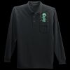 Long Sleeve Silk Touch Polo with Pocket Thumbnail