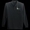 Long Sleeve Silk Touch Polo with Pocket Thumbnail