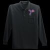 Long Sleeve Silk Touch Polo with Pocket Thumbnail
