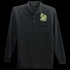 Long Sleeve Silk Touch Polo with Pocket Thumbnail