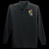 Long Sleeve Silk Touch Polo with Pocket Thumbnail