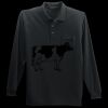 Long Sleeve Silk Touch Polo with Pocket Thumbnail