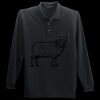 Long Sleeve Silk Touch Polo with Pocket Thumbnail