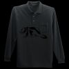 Long Sleeve Silk Touch Polo with Pocket Thumbnail