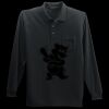 Long Sleeve Silk Touch Polo with Pocket Thumbnail