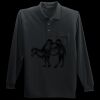 Long Sleeve Silk Touch Polo with Pocket Thumbnail