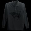 Long Sleeve Silk Touch Polo with Pocket Thumbnail