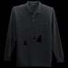 Long Sleeve Silk Touch Polo with Pocket Thumbnail