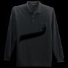 Long Sleeve Silk Touch Polo with Pocket Thumbnail