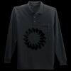 Long Sleeve Silk Touch Polo with Pocket Thumbnail
