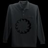 Long Sleeve Silk Touch Polo with Pocket Thumbnail