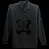 Long Sleeve Silk Touch Polo with Pocket Thumbnail
