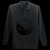Long Sleeve Silk Touch Polo with Pocket Thumbnail