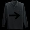 Long Sleeve Silk Touch Polo with Pocket Thumbnail