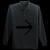 Long Sleeve Silk Touch Polo with Pocket Thumbnail