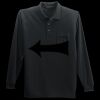 Long Sleeve Silk Touch Polo with Pocket Thumbnail