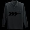 Long Sleeve Silk Touch Polo with Pocket Thumbnail