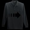 Long Sleeve Silk Touch Polo with Pocket Thumbnail