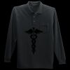 Long Sleeve Silk Touch Polo with Pocket Thumbnail