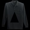 Long Sleeve Silk Touch Polo with Pocket Thumbnail