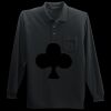 Long Sleeve Silk Touch Polo with Pocket Thumbnail