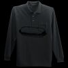 Long Sleeve Silk Touch Polo with Pocket Thumbnail