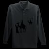Long Sleeve Silk Touch Polo with Pocket Thumbnail