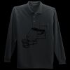 Long Sleeve Silk Touch Polo with Pocket Thumbnail