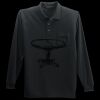 Long Sleeve Silk Touch Polo with Pocket Thumbnail