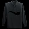 Long Sleeve Silk Touch Polo with Pocket Thumbnail