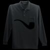 Long Sleeve Silk Touch Polo with Pocket Thumbnail