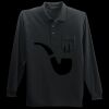 Long Sleeve Silk Touch Polo with Pocket Thumbnail