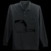Long Sleeve Silk Touch Polo with Pocket Thumbnail