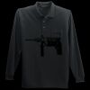Long Sleeve Silk Touch Polo with Pocket Thumbnail
