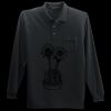 Long Sleeve Silk Touch Polo with Pocket Thumbnail