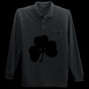 Long Sleeve Silk Touch Polo with Pocket Thumbnail