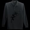 Long Sleeve Silk Touch Polo with Pocket Thumbnail