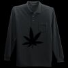 Long Sleeve Silk Touch Polo with Pocket Thumbnail