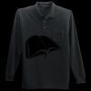 Long Sleeve Silk Touch Polo with Pocket Thumbnail
