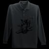 Long Sleeve Silk Touch Polo with Pocket Thumbnail
