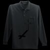Long Sleeve Silk Touch Polo with Pocket Thumbnail