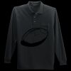 Long Sleeve Silk Touch Polo with Pocket Thumbnail