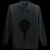 Long Sleeve Silk Touch Polo with Pocket Thumbnail