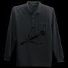 Long Sleeve Silk Touch Polo with Pocket Thumbnail