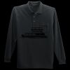 Long Sleeve Silk Touch Polo with Pocket Thumbnail