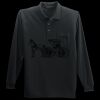 Long Sleeve Silk Touch Polo with Pocket Thumbnail