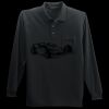 Long Sleeve Silk Touch Polo with Pocket Thumbnail